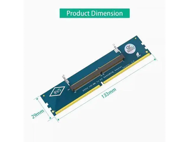 Alt view image 4 of 4 - DDR5 notebook memory slot to DDR5 desktop adapter card SO DDR5 to DDR5 HF version