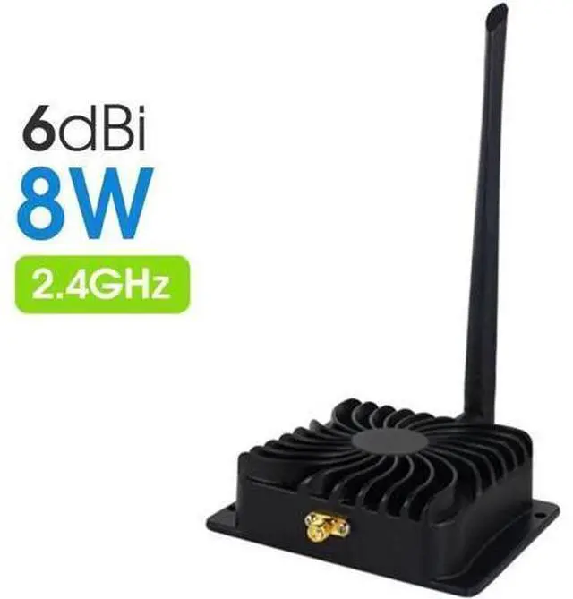Alt view image 3 of 4 - 2.4Ghz 8W 802.11n Wireless Wifi Signal Booster Repeater Broadband Amplifiers for Wireless Router wireless adapter