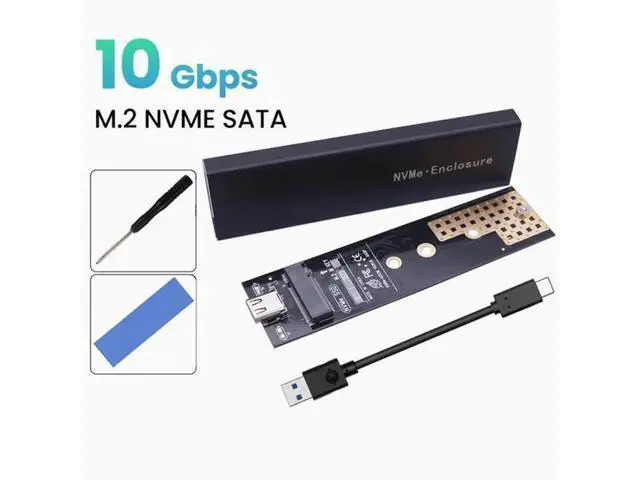 Alt view image 5 of 5 - m.2 NGFF nvme to usb3.1 gen2 type-c Solid State SSD mobile disk box conversion card package