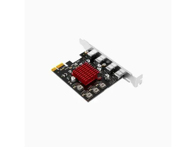 Alt view image 2 of 3 - 4-port TYPE-C Gen1 expansion card Desktop computer PCI-E to USB3.0 Type-c adapter card