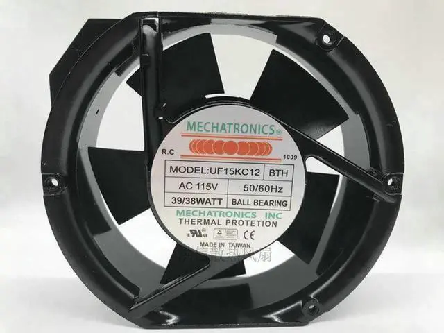 Alt view image 2 of 3 - UF15KC12 BTH for Mechatronics 172mm 17cm AC 115V 39/38W 17251 Industiral Axial Case Cooling Fans
