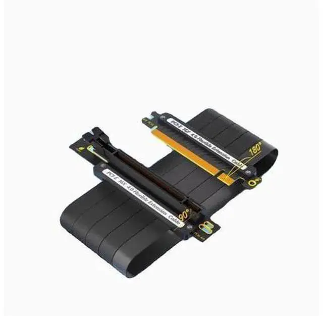 Main image of PCI-E 4.0 16X Extension cable 16X PCIE 4.0 extension cable Stable at full speed 25CM 180 degree