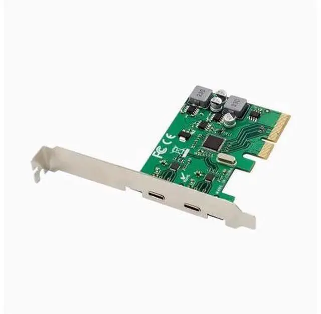 Main image of PCIE to USB 3.1 Type-C Conversion card 2-Port expansion card Desktop ASM1142 No power supply