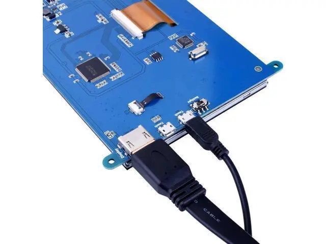 Alt view image 2 of 6 - WERLEO 7 Inch Capacitive Touch Screen TFT LCD Display HDMI Module 800x480 for Raspberry Pi 3 2 Model B and RPI 1 B+ A BB Black PC Various Systems