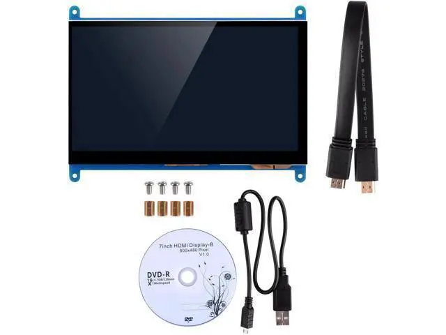 Alt view image 3 of 6 - WERLEO 7 Inch Capacitive Touch Screen TFT LCD Display HDMI Module 800x480 for Raspberry Pi 3 2 Model B and RPI 1 B+ A BB Black PC Various Systems