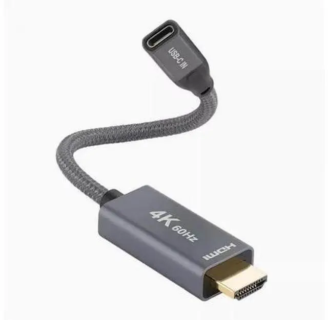 Main image of USB3.1Type-C female to hdmi male 4K@60Hz type-c to hdmi conversion data cable Large screen