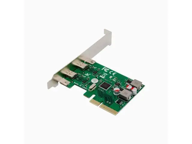 Alt view image 5 of 5 - PCIE to USB 3.1 Type-C Conversion card 2-Port expansion card Desktop ASM1142 No power supply