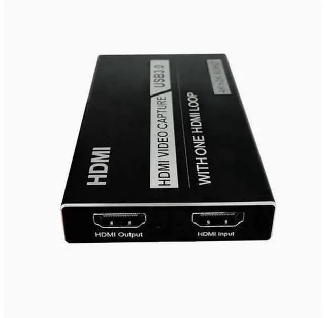 Main image of USB video capture card 1080 loop out HDMI with audio microphone HD game live recording box