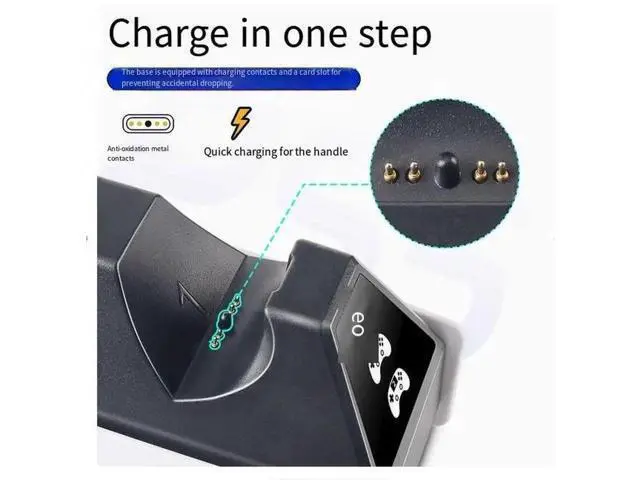 Alt view image 5 of 5 - PS5 controller dock Charger is compatible with the SONY ps5 game console charging dock smart dual dock