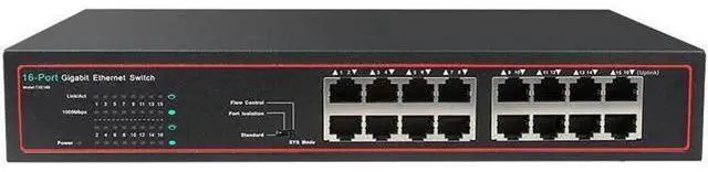 Main image of Gigabit Network Switch 16 Port 10/100/1000Mbps Fast Ethernet Switch with Realtek chip lan switch 1000M
