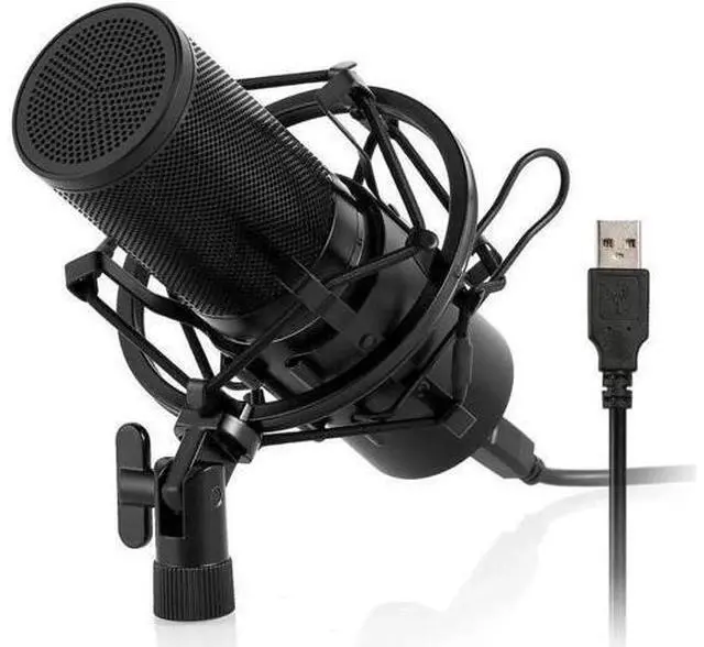 Main image of Professional Studio Broadcasting & Recording Microphone Set PC Microphone Kit with Shock Mount USB Cable for PC Studio Recording Podcasting Youtube Karaoke Be the first to review this product...