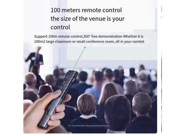 Alt view image 5 of 7 - PPT Electronic green Laser page turning pen for teacher lectures Multi-functional charging projection slide media control flip through remote control for typec computers