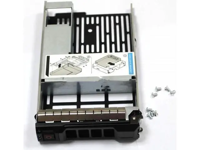 Alt view image 2 of 5 - Aomoproing 2.5" to 3.5" Hard Drive Adapter for PowerEdge T330 T430 T630 T410 T310 R310 3.5INCH HDD Tray Caddy Bracket