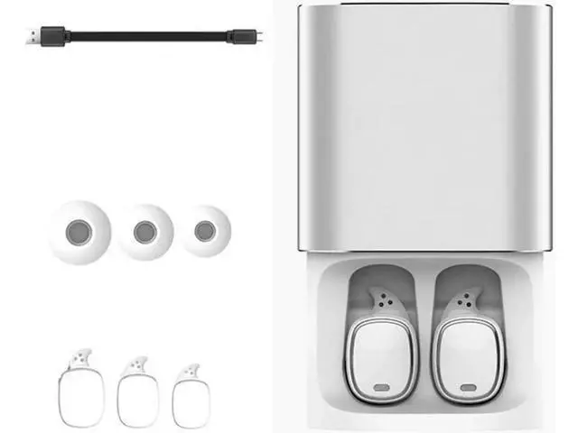 Alt view image 7 of 7 - QCY T1 Pro Touch Control Bluetooth Earphones TWS Mini Wireless Headset Music Earbuds with Microphone Handsfree Calls Noise Cancellin 750mAh charging box