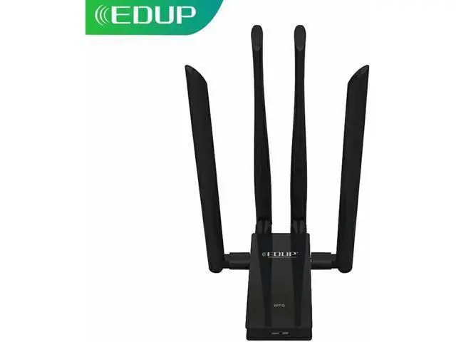 Alt view image 6 of 7 - 5GHz USB WIFI Adapter 1900mbps 802.11ac Long Distance WiFi Receiver with 4*6dBi Antennas USB 3.0 Wireless Ethernet Adapter