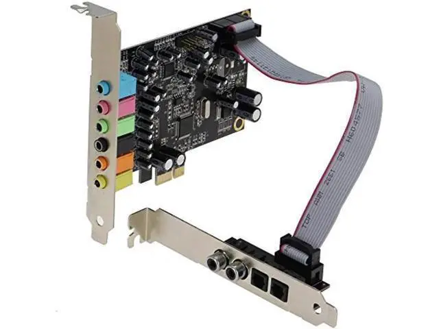 Alt view image 2 of 6 - Aomoproing SE-PCIE-SC-10 High Quality PCIe 7.1 Channel Sound card ( Chip set : CM8828 + CM9882A ) with SPDIF Bracket