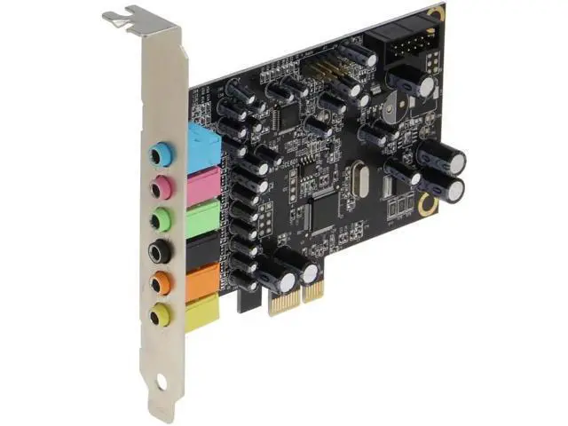 Alt view image 4 of 6 - Aomoproing SE-PCIE-SC-10 High Quality PCIe 7.1 Channel Sound card ( Chip set : CM8828 + CM9882A ) with SPDIF Bracket