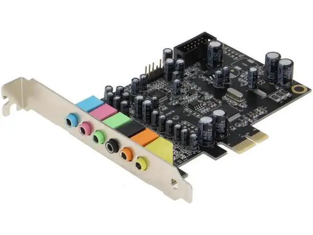 Alt view image 6 of 6 - Aomoproing SE-PCIE-SC-10 High Quality PCIe 7.1 Channel Sound card ( Chip set : CM8828 + CM9882A ) with SPDIF Bracket