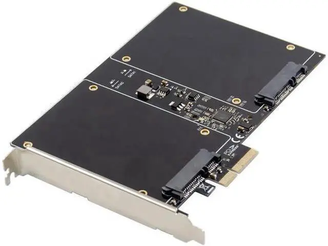 Main image of PCIE PCI-E To 2.5 inch SATA3.0 RAID controller card SSD HDD 88SE9230 chipset 2 port Sata 3.0 to pcie raid card 6gbps Gen 3