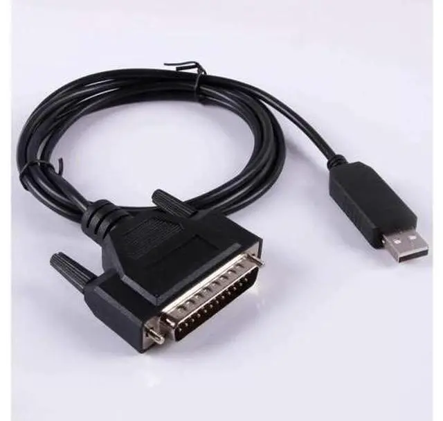 Alt view image 2 of 6 - Aomoproing USB RS232 to DB25 Cable for Fanuc CNC Control Data Transfering Serial Cable Compatible C-232R US-232R