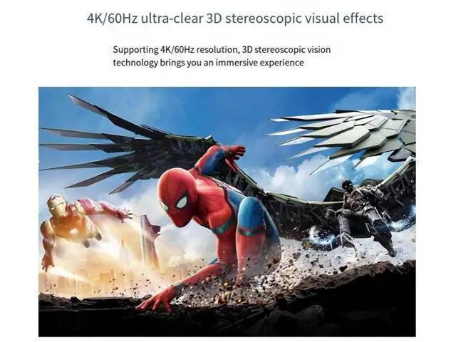 Alt view image 3 of 6 - 4K60Hz KVM HDMI2.0 Matrix Ultra-clear 4-in-2-out HDMI switcher distributor