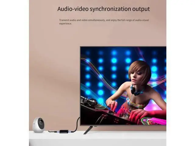 Alt view image 5 of 7 - HDMI2.0 4K60HZ high-definition computer monitor TV connection cable Braided mesh extension desktop computer notebook 10m