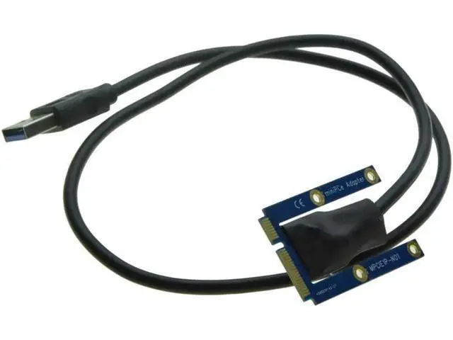 Alt view image 3 of 6 - Aomoproing Mini PCIe 1 to 3 PCI express 1X slots Riser Card Expansion adapter Mini ATX Laptop to PCI-e Port Multiplier