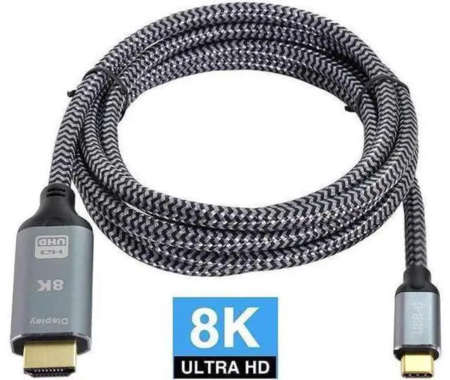 Main image of Aomoproing Type-C USB4 USB-C Male Source to HDTV 2.0 Male Display 8K UHD 4K DP to HDTV Male Monitor Cable
