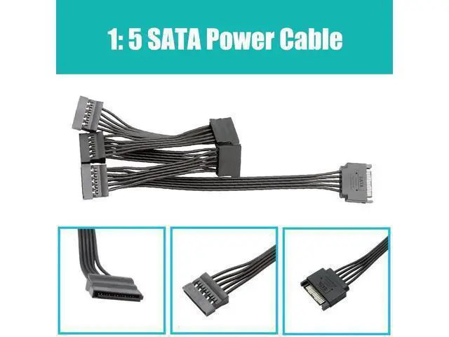 Alt view image 4 of 7 - Aomoproing SA3112-C 12-Port PCIe X1 SATA Expansion Card with SATA and Power Cables, Compatible with Windows,Linux,Mac OS,NAS
