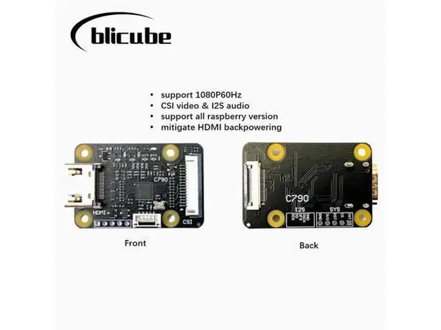 Alt view image 2 of 4 - HDMI IN HDMI to CSI-2 C790 pikvm raspberry pi 5