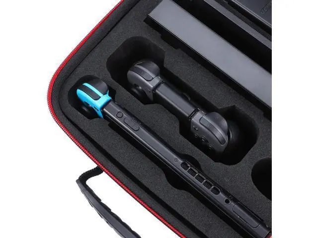 Alt view image 2 of 7 - Deluxe Carry Case for Nintendo Switch Werleo Hard Travel Case Fit Nintendo Switch System and Pro Controller