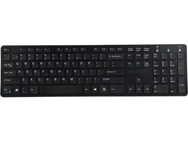 Alt view image 4 of 5 - Kensing-ton KP400 K72322US Black Micro USB Wired / Wireless Standard Switchable Keyboard