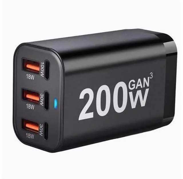 Main image of 200W Gallium nitride 3C3A Gallium nitride 200W Desktop charger 100W Mobile phone laptop charger