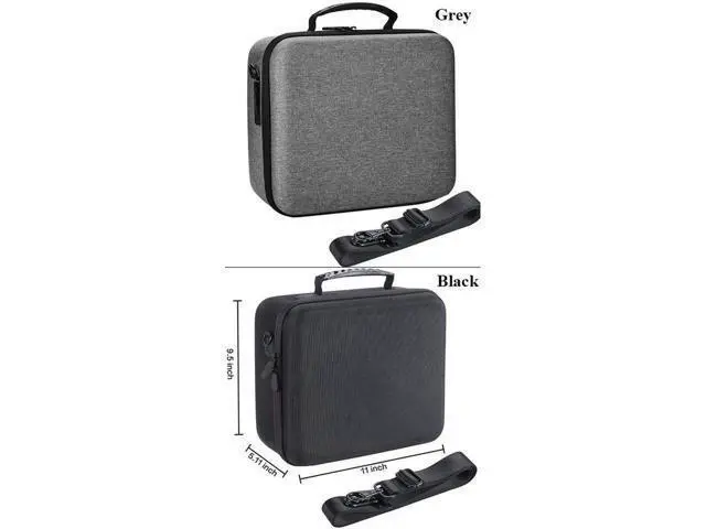 Alt view image 5 of 7 - Deluxe Carry Case for Nintendo Switch, Hard Travel Case Fit Nintendo Switch System and Pro Controller