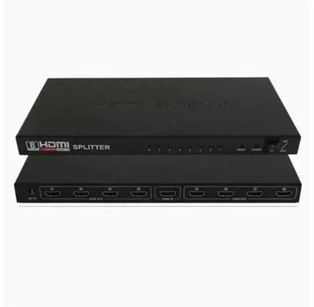 Main image of HDMI HD distributor one into eight out of 1 minute 8 4K30HZ support ultra high-definition video 1080P one minute eight display