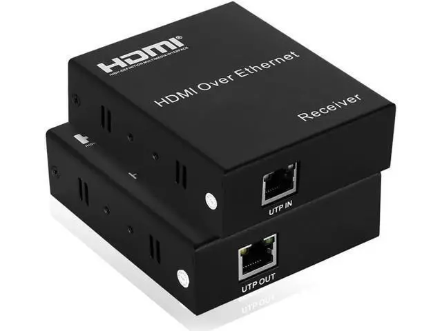 Alt view image 5 of 7 - 120m HDMI Extender Transmitter Receiver Sender with RJ45 LAN CAT6 Signal Network Cable TX RX For CCTV Field HDTV DVD 1080P