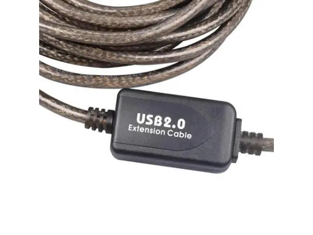 Alt view image 3 of 4 - Aomoproing USB Printer Cable 49.2FT/15M, USB Type A to USB Type B Male to Male Scanner Active USB 2.0 Cord, High Speed for HP, D.ell, etc, Transparent Black