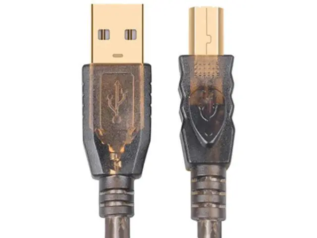 Alt view image 4 of 4 - Aomoproing USB Printer Cable 49.2FT/15M, USB Type A to USB Type B Male to Male Scanner Active USB 2.0 Cord, High Speed for HP, D.ell, etc, Transparent Black