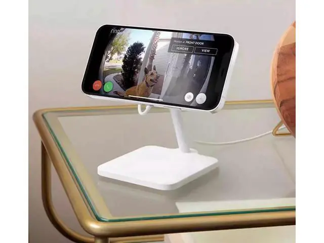 Alt view image 5 of 5 - twelve South magnetic dock for MagSafe wireless charger adjustable mobile phone fitted with metal desktop stand