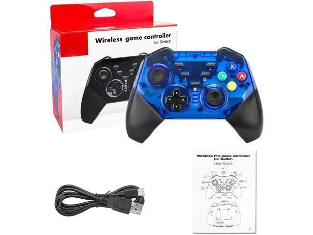 Alt view image 5 of 7 - Werleo Pro Controller for Nintendo Switch Bluetooth Gamepad Joypad Remote Compatible with Nintendo Switch Console