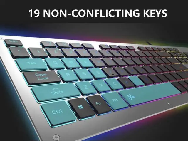 Alt view image 2 of 6 - LZZ-GH GK5 Aluminum Alloy Silent Typing Keyboard for Office and Daily Use, RGB Backlit , Extra-slim Keyboard with Chiclet Keycaps