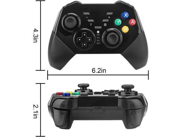 Alt view image 2 of 7 - Werleo Pro Controller for Nintendo Switch Bluetooth Gamepad Joypad Remote Compatible with Nintendo Switch Console
