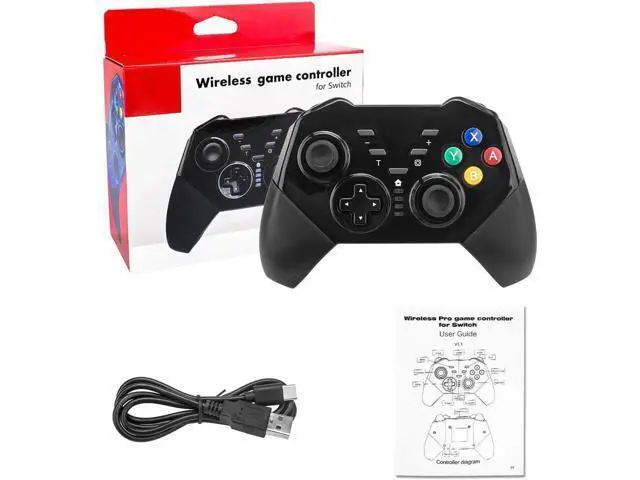 Alt view image 3 of 7 - Werleo Pro Controller for Nintendo Switch Bluetooth Gamepad Joypad Remote Compatible with Nintendo Switch Console