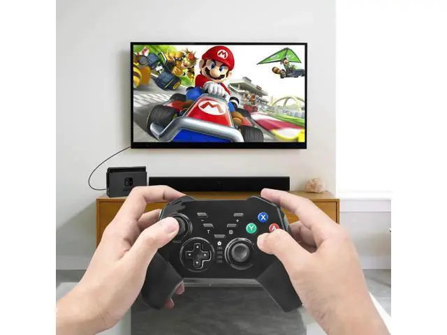 Alt view image 6 of 7 - Werleo Pro Controller for Nintendo Switch Bluetooth Gamepad Joypad Remote Compatible with Nintendo Switch Console
