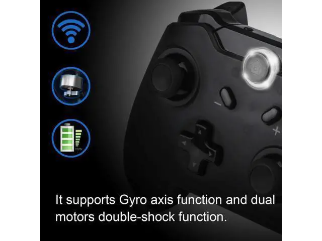 Alt view image 2 of 7 - Werleo Switch Pro Controller Wireless Controller Compatible with Nintendo Switch Supports Gyro Axis Function & Dual Shock