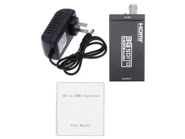 Alt view image 4 of 4 - The SDI to HDMI converter supports high-definition signal input. The SDI converter and HDMI converter have a wide voltage range