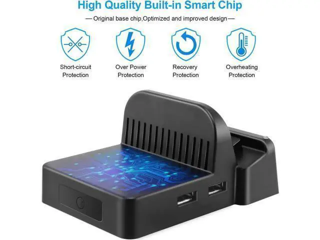 Alt view image 5 of 6 - Werleo Switch TV Dock Portable Charging Stand for Nintendo Switch Compact Switch to HDMI Adapter Mini Switch Docking Station with Extra USB 3.0 Port Replacement Charging Dock for Nintendo Switch