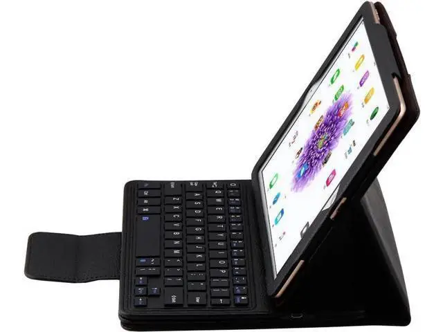 Alt view image 3 of 7 - Keyboard Case for iPad Pro 12.9 inch 2015 2017 with Detachable Wireless Keyboard, Ultra Slim PU Leather Folio Stand Cover for Old Version iPad Pro 12.9 Inch 2015 2017 Black