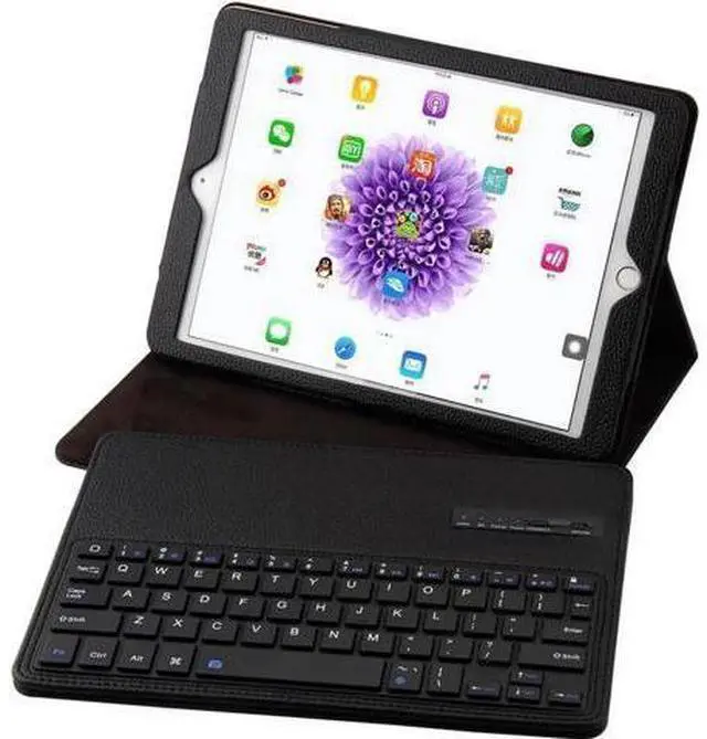 Main image of Keyboard Case for iPad Pro 12.9 inch 2015 2017 with Detachable Wireless Keyboard, Ultra Slim PU Leather Folio Stand Cover for Old Version iPad Pro 12.9 Inch 2015 2017 Black