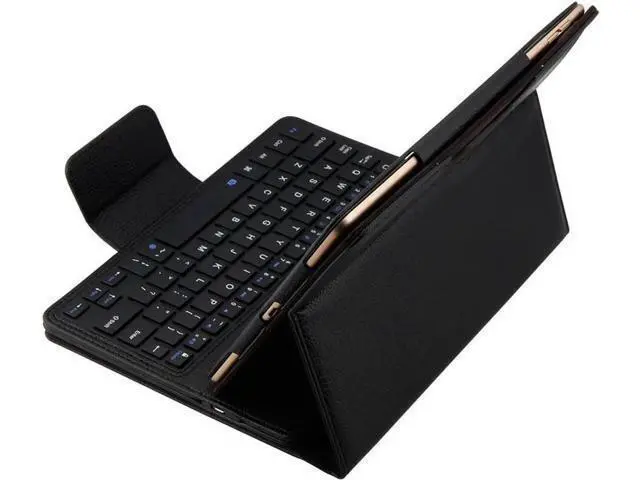 Alt view image 4 of 7 - Keyboard Case for iPad Pro 12.9 inch 2015 2017 with Detachable Wireless Keyboard, Ultra Slim PU Leather Folio Stand Cover for Old Version iPad Pro 12.9 Inch 2015 2017 Black